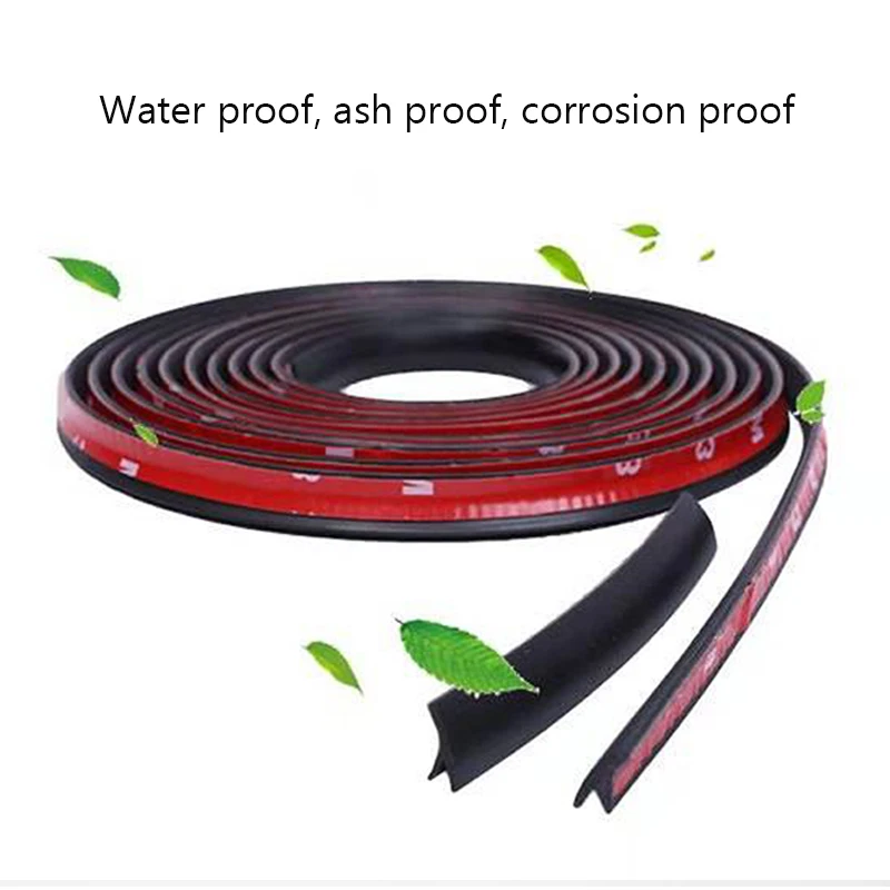 Y Shape Car Seal Strips Window Gap Sealing Sound Insulation Waterproof Dustproof Sealed Strip Stickers Exterior Protection | Автомобили и