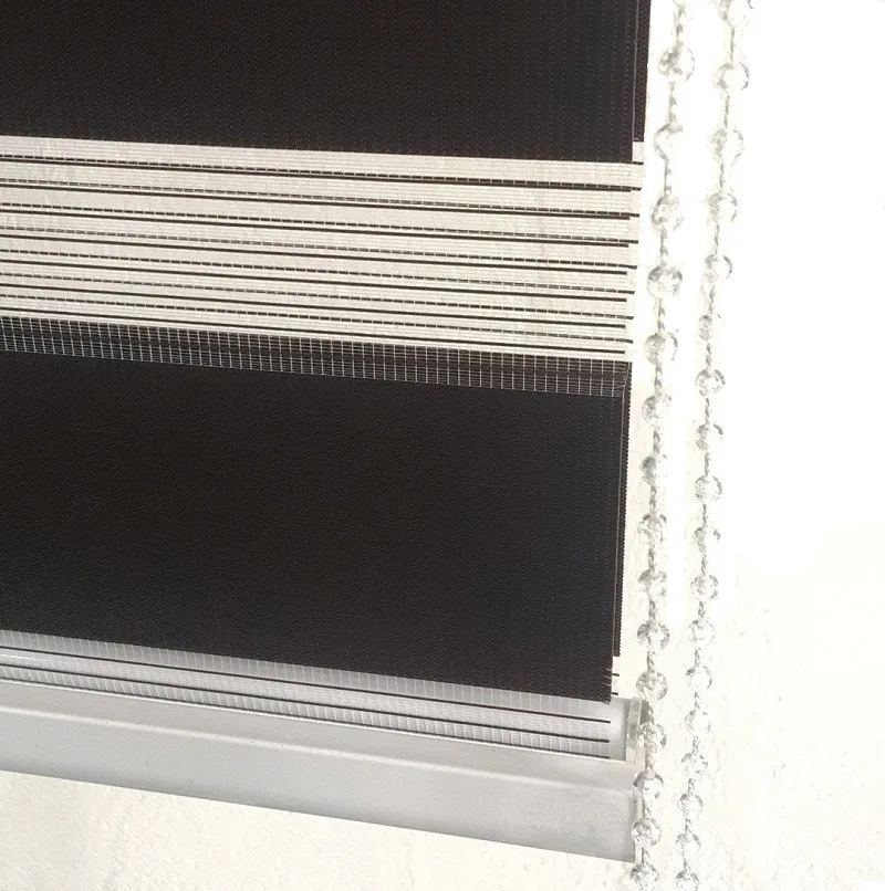 Затемненные жалюзи под зебру двухслойные с двойным слоем прозрачные Шторы или