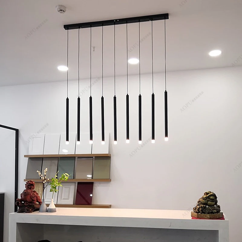 Скандинавское освещение прикроватная тумбочка для спальни ресторан черная