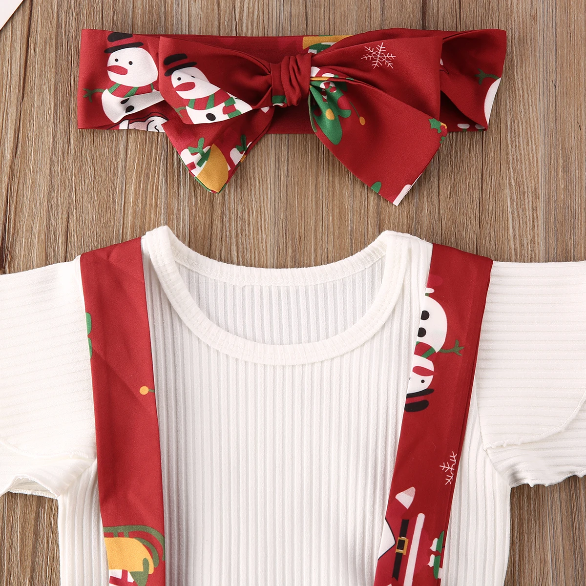 Изысканная одежда для девочек одинаковая Рождественская футболка с короткими