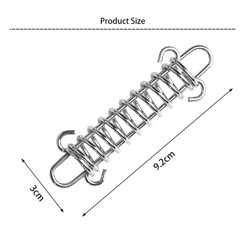 

Aluminium Wind Rope Buckle Camping Portable Outdoor High Strength Spring Hook Buckle Element for Camping Hiking