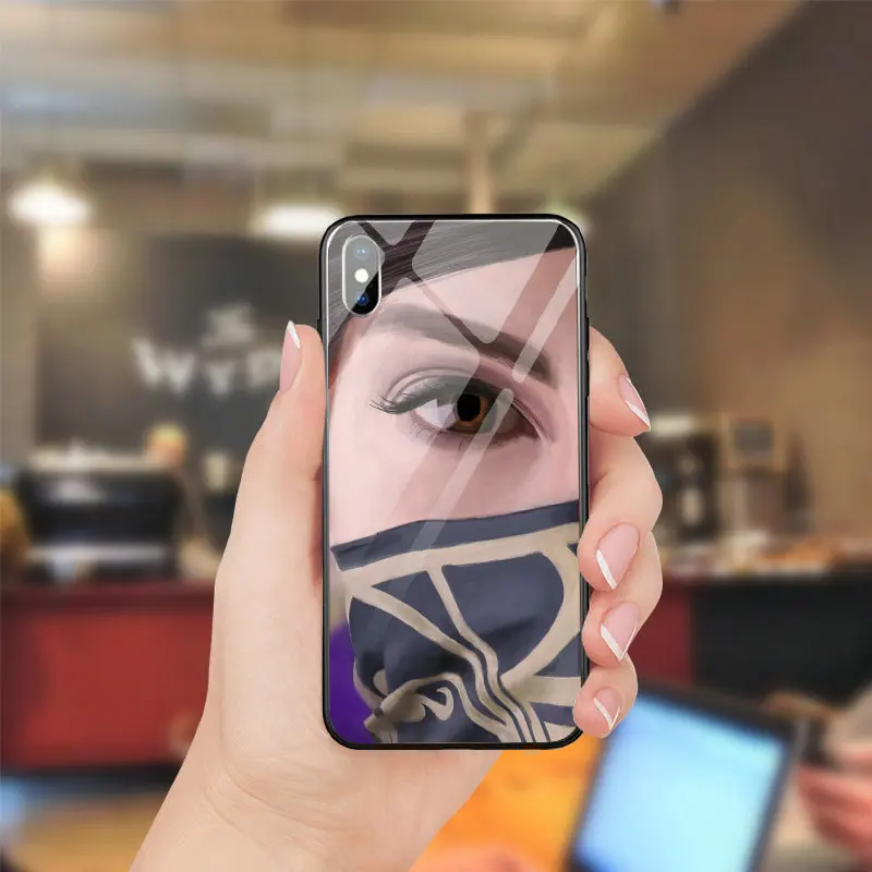 Чехол для iPhone 5 с закаленным стеклом размеры XR XS Max 10 7 6 6s 8 Plus | Мобильные телефоны и