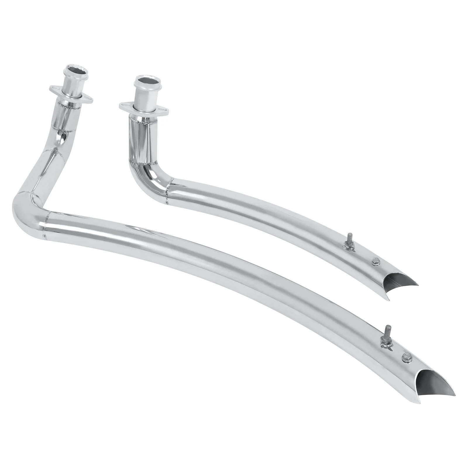 For Kawasaki EN800 VN800 Vulcan S 800 VN400 Motorcycle Slash Cut Exhaust Pipe Baffle Aerofluxus With Removable Muffler Silencer |