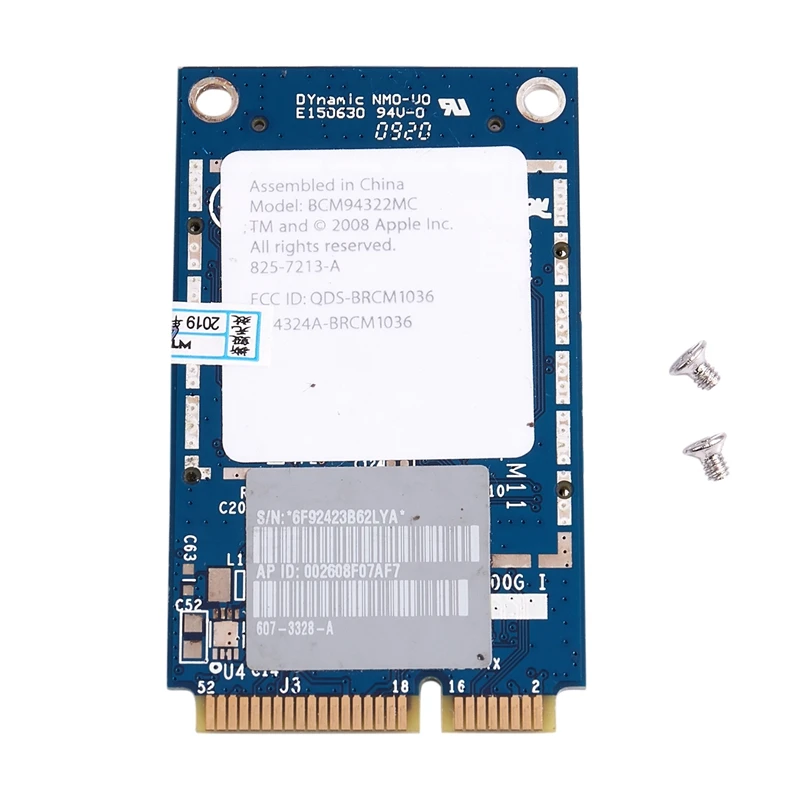 BCM94322MC 4322 для аэропорта Apple 802 11 A/B/G/N 300 Мбит/с Беспроводная-N Wifi PCI-E мини Wlan сетевая