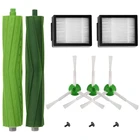 Набор запасных аксессуаров для Irobot Roomba I7 I7 +I7 Plus E5 E6 E7, вакуумный робот-пылесос, 2 фильтра + 3 щетки + 1 многослойная поверхность