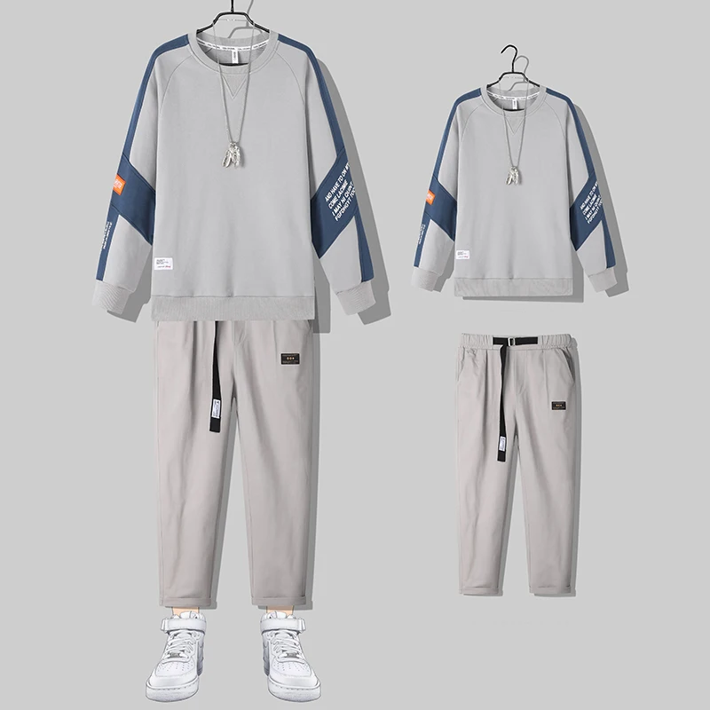 

Spring Autumn Tracksuits Men'S Set Hoodies + Pants Suit Fleece Sweatshirt Sportswear Set Casual Men's Jogging 24534