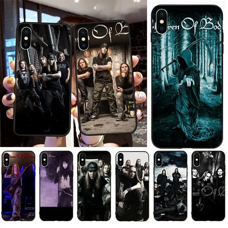 

Lite Children of Bodom Finnish metal band Phone Case Phone Case For iPhone 6 7 8 Plus 11 12 ProMax X XR XS SE Max Back Cover