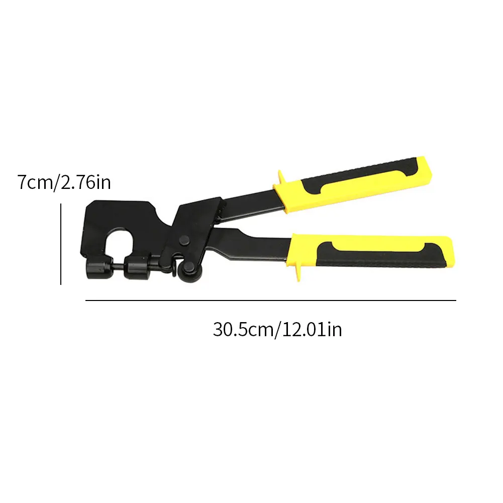 

Stud Crimping Forceps Multifunction Steel Handle Punch Lock Flat Mouth Fastening Plier Punch Lock Drywall Hand Tool Stud Crimper