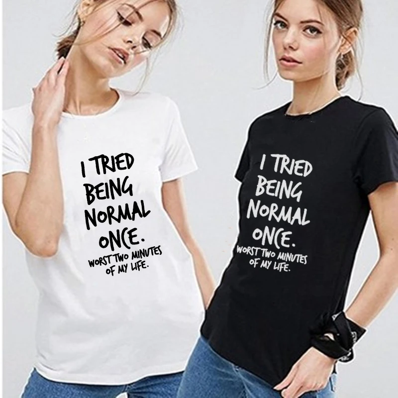 

2021 New Summer Women Tshirt Harajuku Inscriptions Letter Print T Shirt Funny Female T-shirt Leisure Fashion Aesthetic T-shirts
