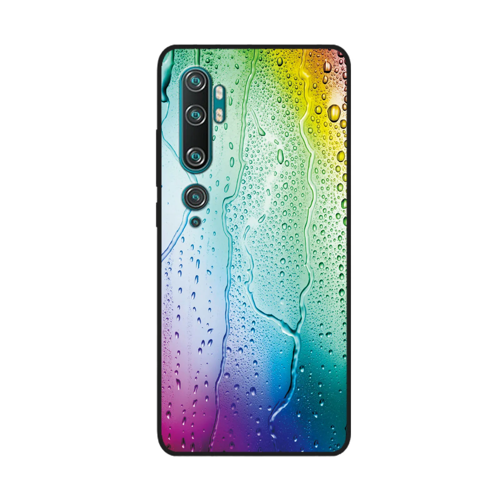 Чехол для Xiaomi Note 10 чехол Pro черный из ТПУ Для 10Pro бампер аниме с горячими пейзажами