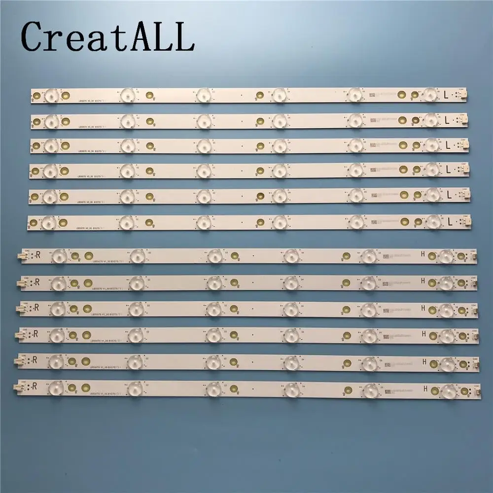 Светодиодный фонарь с подсветкой 6 + светодиодный s для телевизора Vizio 50 ''LB50070