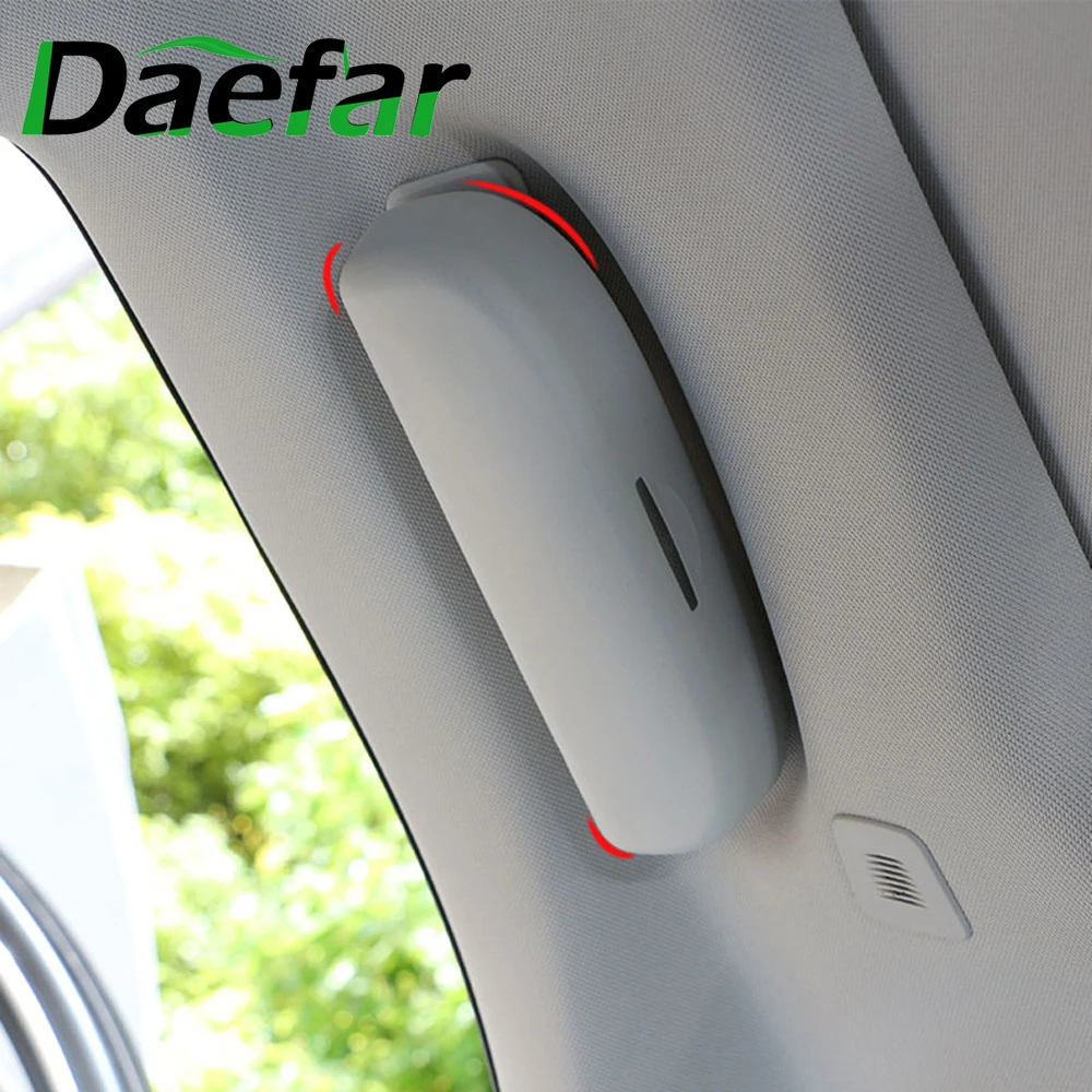 

Daefar for Infiniti QX30 2016 2017 2018 2019 2020 2021 Car Sunglasses Holder Glasses Case Cage Storage Box Auto Accessories