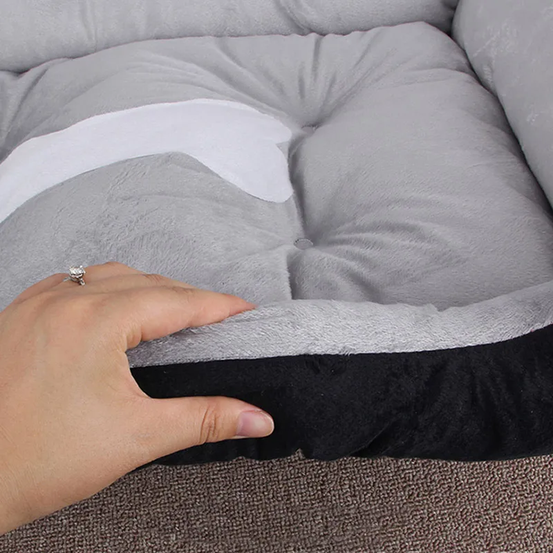 Собачья кровать согревающая собачья моющаяся мягкая очень удобная плюшевая