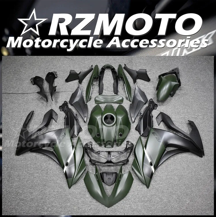 

Комплект обтекателей из АБС-пластика для YAMAHA YZF-R3 15 16 17 18 YZF-R25 R3 R25 2015 2016 2017 2018, комплект обтекателей, зеленый матовый