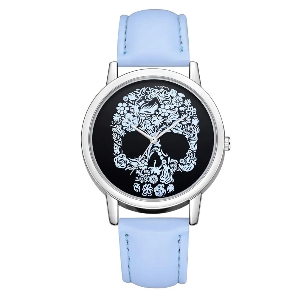 

Fashion Retro Skull Watches Women Watches Ladies Watches Leather Band Quartz Wristwatches dames horloges relogios mulher