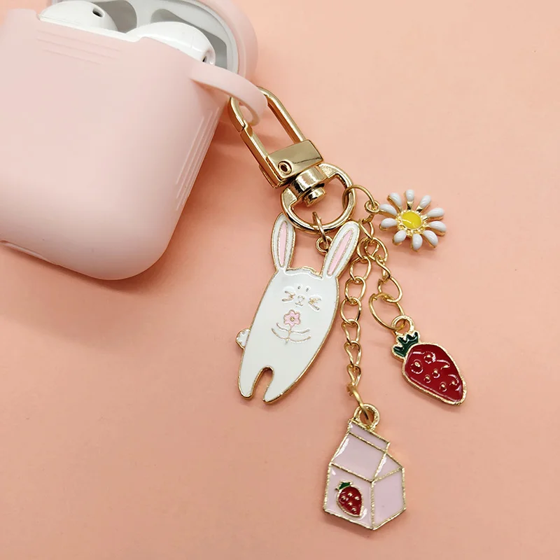 Милый мультяшный силиконовый чехол с изображением животного для Apple Airpods