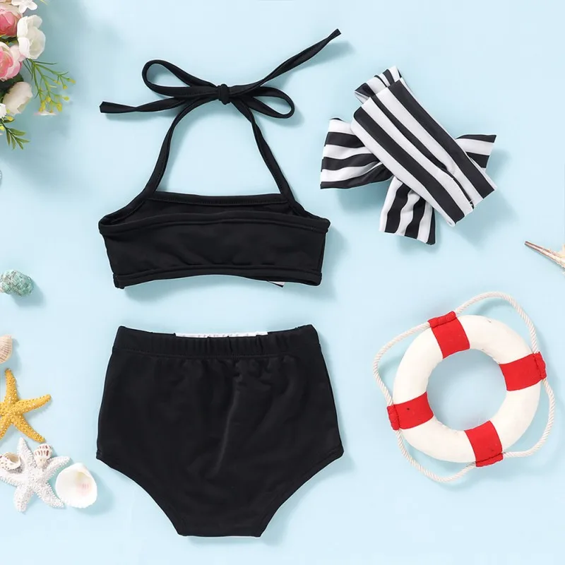 3 шт./комплект детский летний купальник в полоску|Купальные костюмы| |