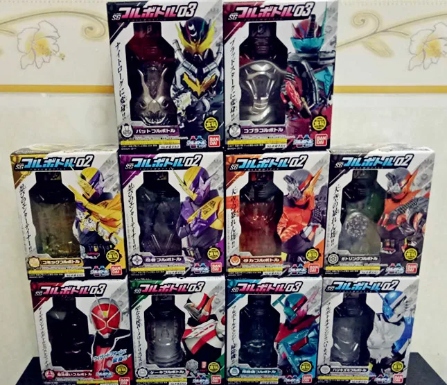 BANDAI Kamen Rider строительные игрушки конфеты ниндзя манга Летающий орел гатлинг Кобра