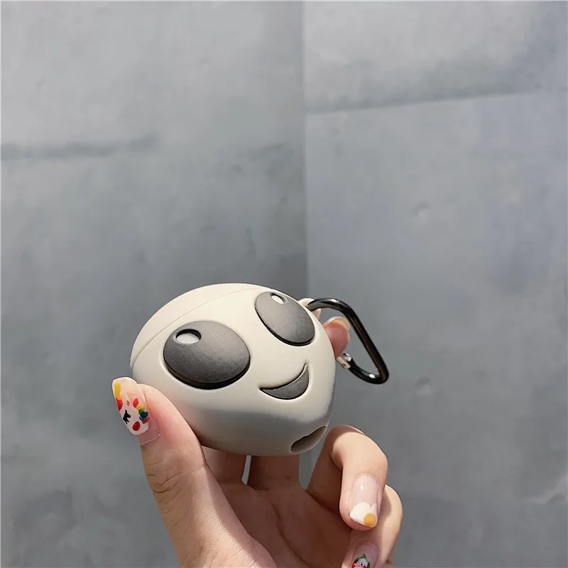 Для AirPod 2 Чехол 3D светящийся инопланетянин мультфильм мягкий силиконовый беспроводной кожухи головных телефонов для Apple Airpods чехол милый чехол Funda - Цвет: Luminous alien