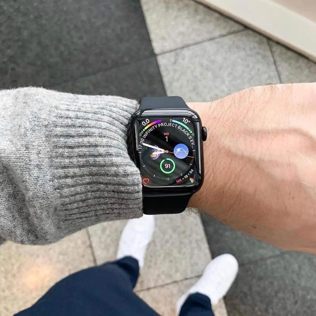 Спортивный мягкий силиконовый ремешок для Apple Watch, ремешок 44 мм, 40 мм, серия 5, 4, браслет для часов iWatch, ремешок 38 мм, 42 мм, 3, 2, 1, аксессуары