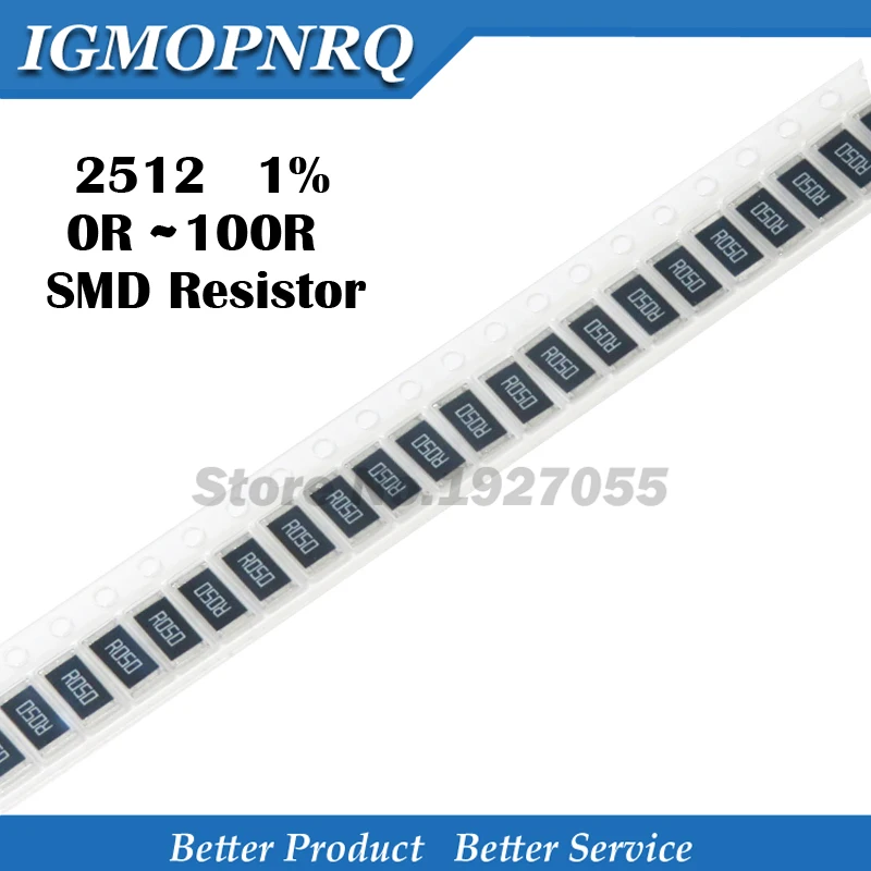 50 шт. 2512 SMD чип-резистор 1% 1 Вт 0.1R 0.01R 0.05R 0.001R 0.33R 1R 0R 10R 100R 2 0 001 01 33 05 10 100 Ом |