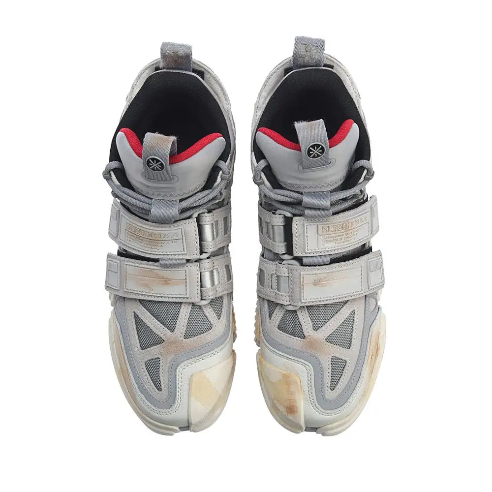 Li-Ning FW мужские ESSENCE ACE+ Wade Culture обувь Прочная натуральная кожа подкладка Спортивная обувь Кроссовки AGWP027 XYL243