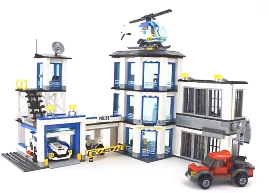 

City Series Police Central Office Model 40023 02020 building blockS Bricks 10660 children's toys birthday gifts