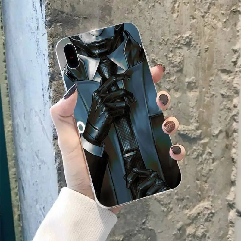 TOPLBPCS Детройт станьте человеком RK800 силиконовый черный чехол для телефона iPhone 8 7 6