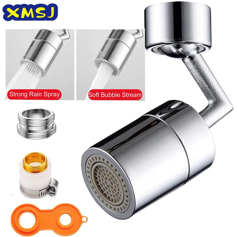 720 градусов Универсальный фильтр брызг кран спрей голова умывальник удлинитель