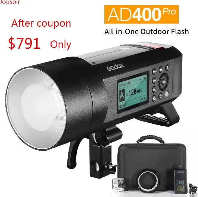 Godox AD400 Pro WITSTRO все в одном наружная вспышка AD400Pro Li on Аккумулятор TTL HSS со встроенной