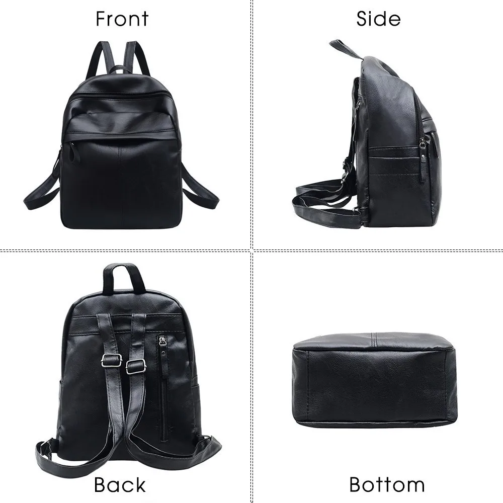Herald Fashion качественный рюкзак из искусственной кожи для женщин модные однотонные