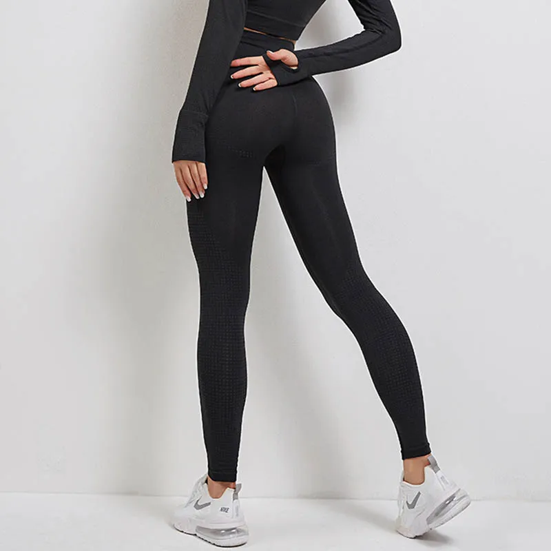 

Sexy Women Sports Leggings High Waist Yoga Pants Seamless Push Up Fitness Leggings Energy Elastic Leggins Workout Gym Legging