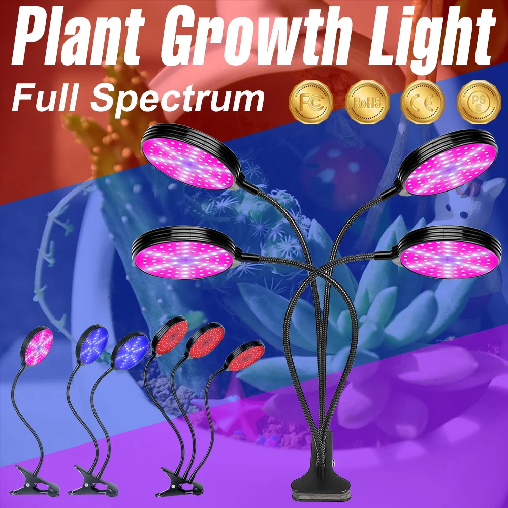 

LED Bulb Hydroponics Grow Light USB Phyto Lamp Full Spectrum Plant Light LED Indoor Greenhouse Phytolamp Dimmable LED 2835 Lamp