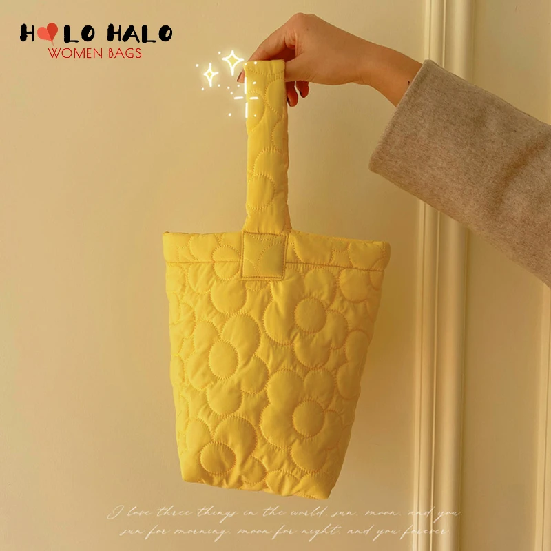 

Нишевые сумочки и кошельки с цветами, Женский тоут конфетных цветов, повседневные дамские дизайнерские сумки на плечо, милый стиль для деву...