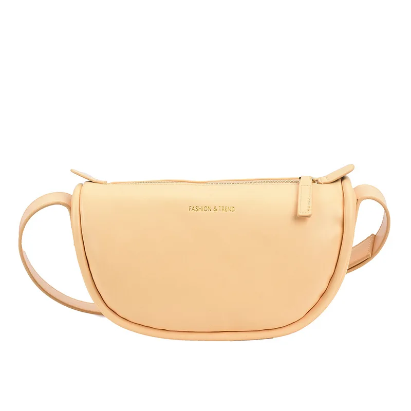 

Small Fresh Texture Dumpling Bag Small Bag Female 2021 Summer New Style Korean Fashion Ladies Casual One-shoulder Messenger Bag