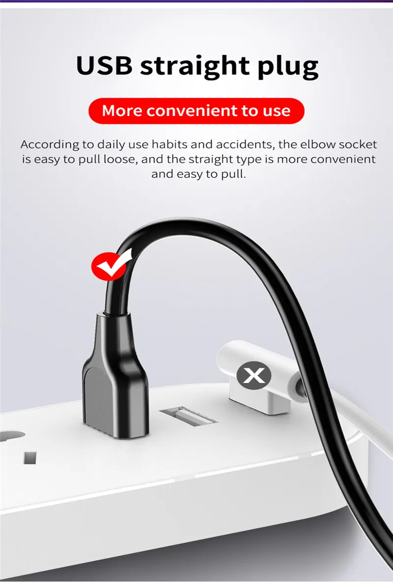 Кабель Usb Type C 90 градусов для быстрой зарядки 2 м 3 длинный игр Xiaomi Mi A3 9T 8 mix max черный