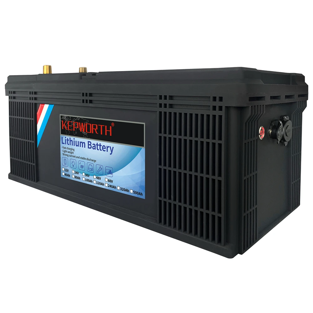 2023 New 12V 24V 100Ah 120Ah 200Ah LiFePO4 Deep Cycle Battery Built-in BMS Perfect for RV/Camper Trolling Motor  Marine Off Grid