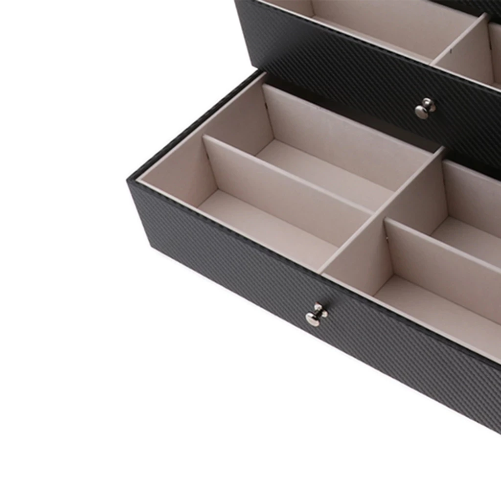 Large Capacity Sunglasses Storage Box Three-layer 18 Digit Glasses Eyeglass Watch Display Box Case Organizer Wholesale