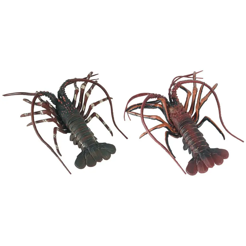 

Simulation Soft Plastic Lobster Model Seafood Restaurant Prop Decoration Kids Children Toys