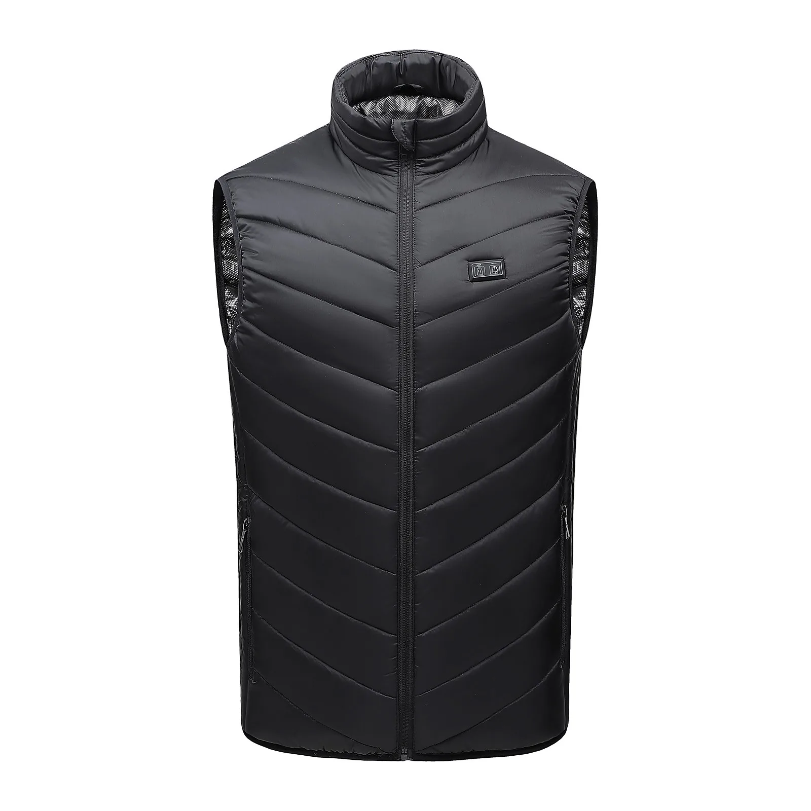 Нагревательный жилет с двойным управлением и постоянной температурой, умным электрическим зарядом через USB, обновленный до версии 9.