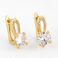 super excellet brass heart crystal earring hooks accessories for handmade diy earrings jewelry erh a05