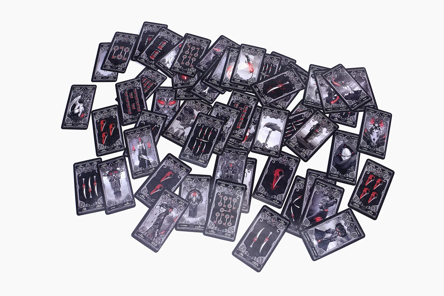 

Dark Tarot XIII Tarot with GuideBook 78 Cards Deck, Card Game Board Game Divination Tell The Future TOY Board Games