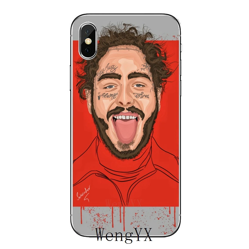 Чехол для телефона rapper Post Malone Samsung Galaxy Note 10 9 8 5 4 S10E S10 Lite S9 S8 S7 S6 Edge Plus S5 S4 Mini |