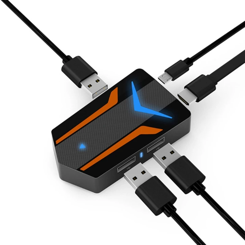 

HDMI 4K адаптер концентратор USB Plug & Play конвертер клавиатуры и мыши для переключателя хоста совместимый с PS3 Pubg хост преобразование