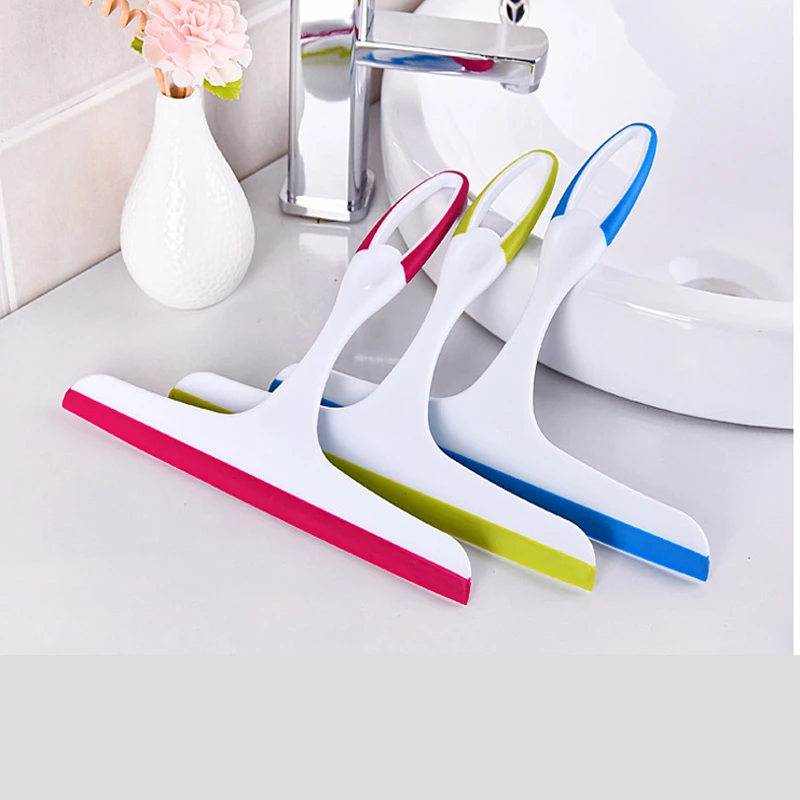 

Window Squeegees Glass Cleaning Wiper Brush Eco-Friendly Soft Glass Scraper Glass Wiper Cleaner Helper Household Cleaning Tool