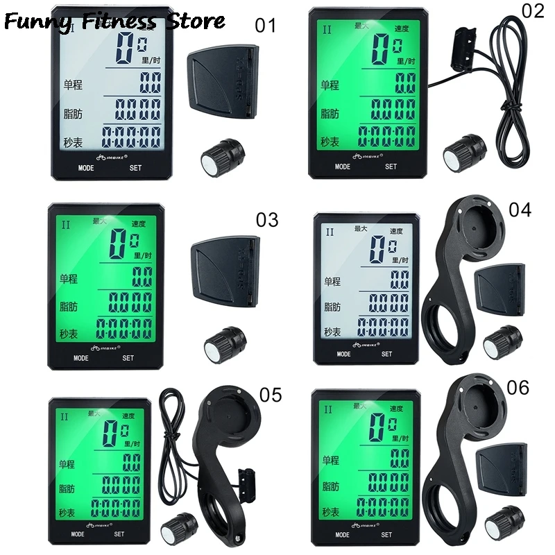 

Waterproof Bicycle Computer Cycling Digital Display Sensor Road Bike MTB Bike Speedometer Stopwatch Wireless Lighting Screen