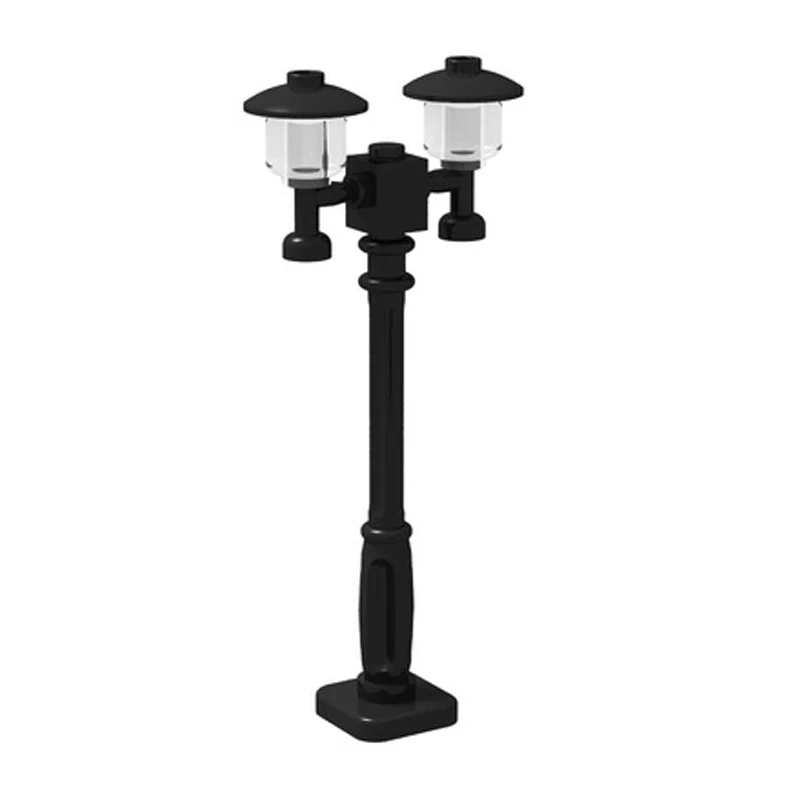 

20pcs Street lamp (10 white + 10 black) City street view MOC Building Bricks Parts Assembly Educational Blocks Toy for Children