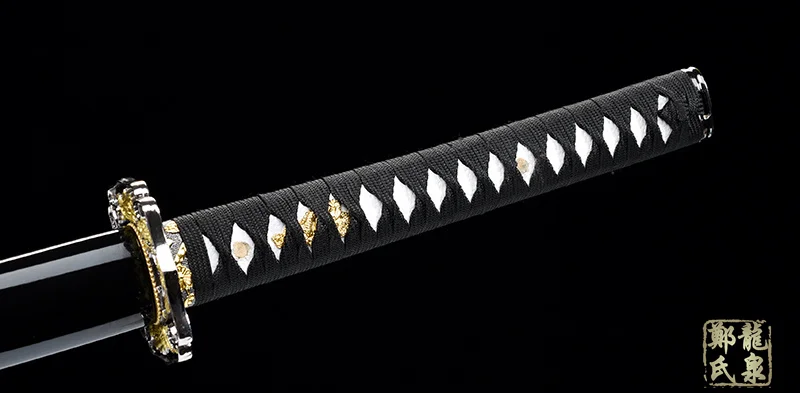 Самурайский меч Ручная ковка японское искусственное стальное лезвие катана Iaito