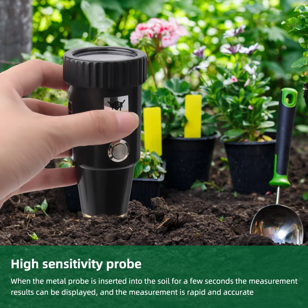 

KKmoon 2 in 1 Soil PH Tester Soil Moisture Gauge Pointer with Waterproof Gasket for Garden Greenhouse Lawn Farm