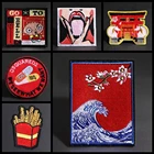 Квадратная круглая мультяшная красная флисовая куртка Футболка штаны наклейки для глажки индивидуальный эполет бейдж ремонт отверстий